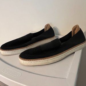 UGG flats, size 9, black